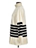 Commense Stripes Ivory Turtleneck Sweater Size M - photo 5