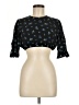 WeWoreWhat 100% Viscose Black Short Sleeve Top Size M - photo 1