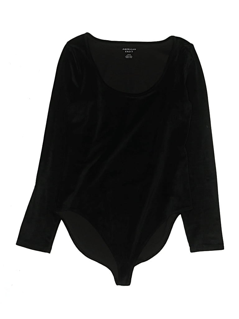 Pre-owned American Eagle Outfitters Bodysuit In Black