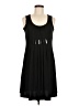 INTERMISSION Solid Black Casual Dress Size 8 - photo 1