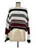 Shein 100% Acrylic Stripes Burgundy Pullover Sweater Size M - photo 1