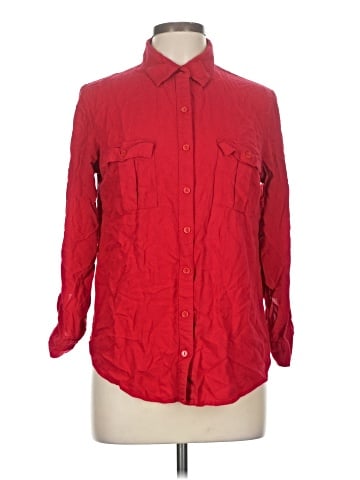 Faded Glory Long Sleeve Button-Down Shirt (view 1)