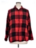 Old Navy 100% Cotton Plaid Red Long Sleeve Button-Down Shirt Size XL - photo 1