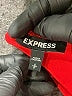 Express Solid Red Jumpsuit Size S - photo 4