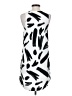 H&M 100% Polyester Graphic Silver Casual Dress Size 4 - photo 2