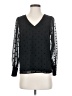 J.Crew Factory Store 100% Polyester Polka Dots Black Long Sleeve Blouse Size XXS - photo 1
