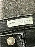 Zara Hearts Black Jeans Size 11 - 12 - photo 3