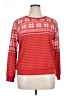 Jordann Print Red Pullover Sweater Size XL - photo 1