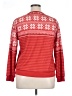 Jordann Print Red Pullover Sweater Size XL - photo 2