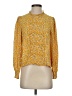 Zara Yellow Long Sleeve Blouse Size XS - photo 1