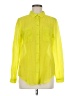 Ann Taylor LOFT Polka Dots Yellow Long Sleeve Blouse Size M - photo 1