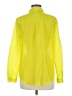 Ann Taylor LOFT Polka Dots Yellow Long Sleeve Blouse Size M - photo 2
