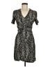 Maje Animal Print Black Brown Casual Dress Size 36 - 38 - photo 1