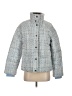 Express 100% Polyester Tweed Blue Coat Size S - photo 1