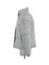 Express 100% Polyester Tweed Blue Coat Size S - photo 5