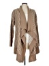 Buttons 100% Acrylic Tan Cardigan Size L - photo 1