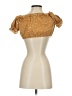 Shein 100% Polyester Gold Sleeveless Blouse Size XS - photo 2