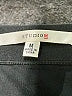 Studio M Solid Black Casual Skirt Size M - photo 4