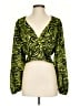 Ronny Kobo Green Long Sleeve Blouse Size 4 - photo 1