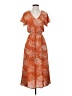 Sienna Sky Tropical Orange Casual Dress Size XS - photo 1