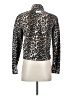 Ganni 100% Cotton Animal Print Gold Denim Jacket Size EU 36 / US 6 - photo 2