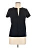 J.Crew 100% Cotton Black Short Sleeve Top Size M - photo 1