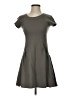 Assorted Brands Solid Gray Casual Dress Size XXS - photo 1
