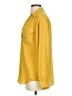 Ann Taylor 100% Polyester Yellow Long Sleeve Blouse Size S - photo 5