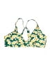 Unbranded Floral Yellow Swimsuit Top Size M - photo 1
