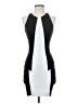 Bebe 100% Polyester Graphic Gray Cocktail Dress Size XXS - photo 1