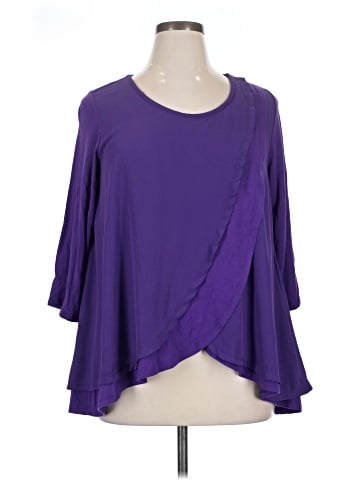 Jessica London 3/4 Sleeve Blouse (view 1)