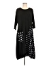 Truth + Style Polka Dots Black Casual Dress Size M (petite) - photo 1