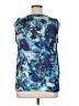 Elementz 100% Polyester Blue Sleeveless Blouse Size XL - photo 2