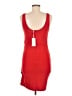 Grace Karin Solid Red Cocktail Dress Size M - photo 2