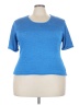 Stephanie Parks 100% Polyester Blue Cardigan Size 3X - photo 1