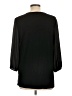 Mi ami 100% Modal Black 3/4 Sleeve Blouse Size L - photo 2