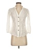 Shein 100% Polyester Ivory 3/4 Sleeve Blouse Size 2 - photo 1