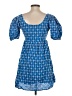 Rhode 100% Cotton Argyle Blue Casual Dress Size XXS - photo 2