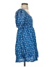 Rhode 100% Cotton Argyle Blue Casual Dress Size XXS - photo 4