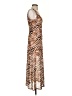 Louna Animal Print Brown Cocktail Dress Size S - photo 4