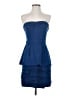 BCBGMAXAZRIA Blue Cocktail Dress Size 4 - photo 1