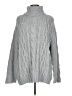 Marina Moscone Gray Turtleneck Sweater Size L - photo 1