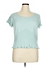 Norton McNaughton Teal Short Sleeve Top Size XL - photo 1