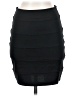 Popular Basics Solid Black Casual Skirt Size S - photo 1