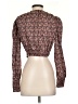 Zara Brown Long Sleeve Blouse Size S - photo 2