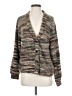 Shein 100% Polyester Tweed Brown Cardigan Size 4 - photo 1