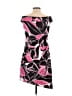 Milly Graphic Pink Black Cocktail Dress Size P (petite) - photo 2