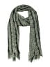 Laila Rowe 100% Polyester Green Black Scarf One size - photo 1