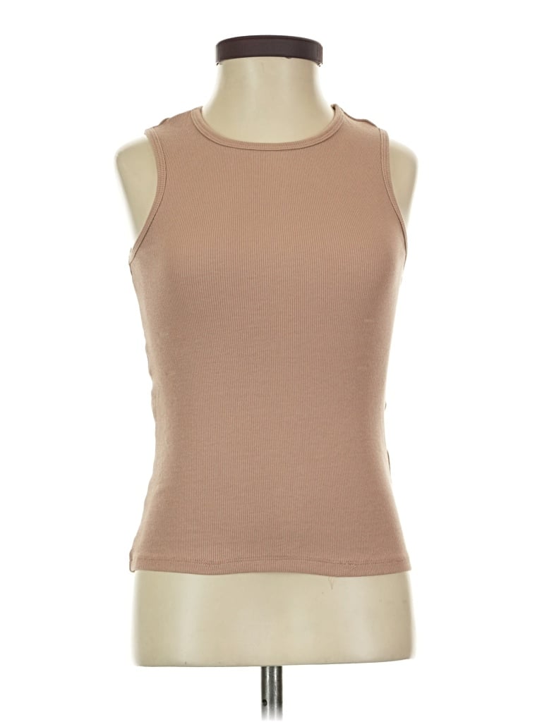 Pre-owned Cotton On Sleeveless T-shirt In Tan