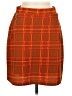 Le Lis Plaid Orange Casual Skirt Size M (petite) - photo 1